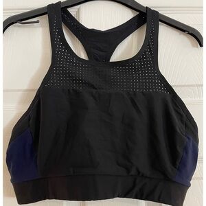 ATHLETA racer back Sports Bra in black and navy